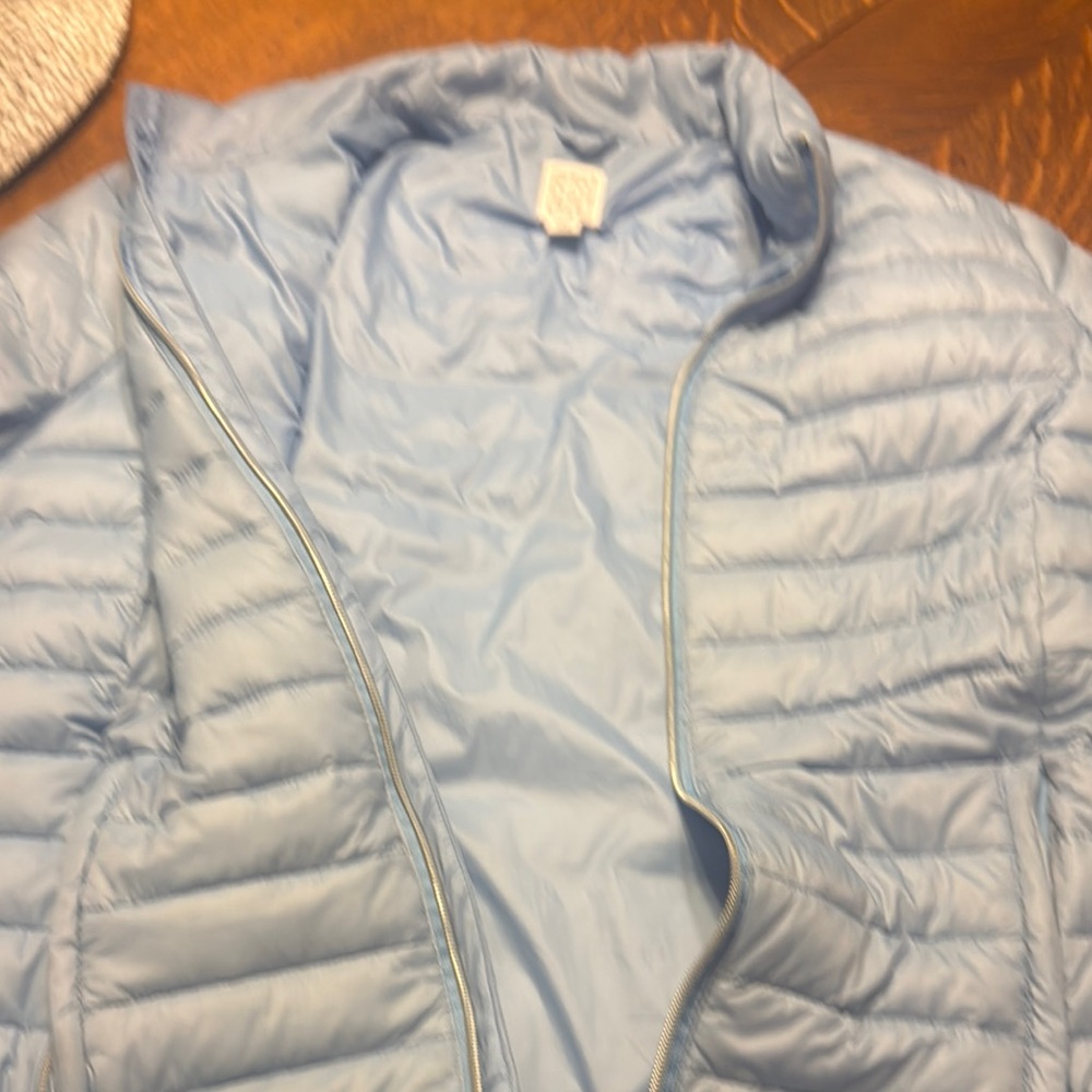 Light Blue Puffer Jacket